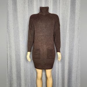*Sold Out* MANGO Brown Knit Sweater Dress size 2 XS Asos